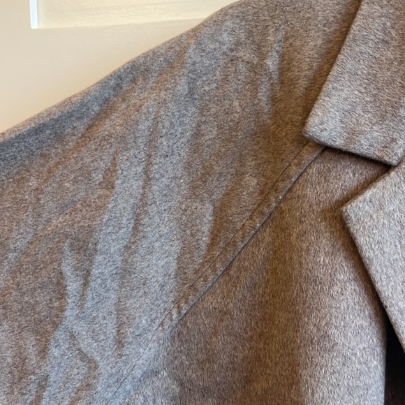 Eskandar cashmere mink tan brown swing jacket open oversized flowy size 1 - Picture 3 of 15